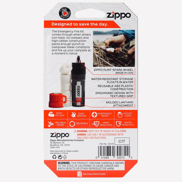 Zippo Emergency Fire Kit