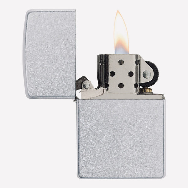 Zippo Satin Chrome Lighter