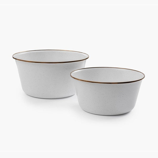 Barebones Enamel Mixing Bowl Set