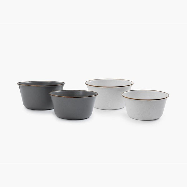 Barebones Enamel Mixing Bowl Set