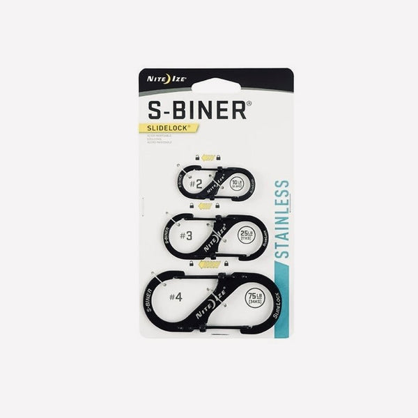 Nite Ize S-Biner Steel Slidelock 3pk