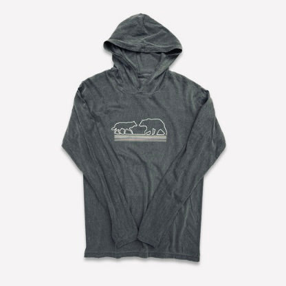 Wolf Bear Collective Traveller Hooded Long Sleeve