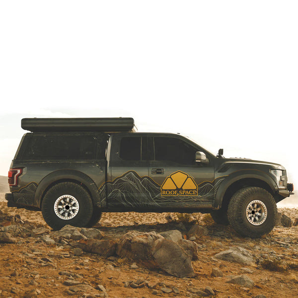 Roof Space 4 - The Worlds Largest Family Size HardShell Rooftop Tent
