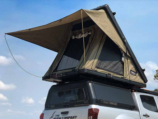 The Bush Company AX27 Clamshell Roof Top Tent – Adventure Merchants and Outfitters