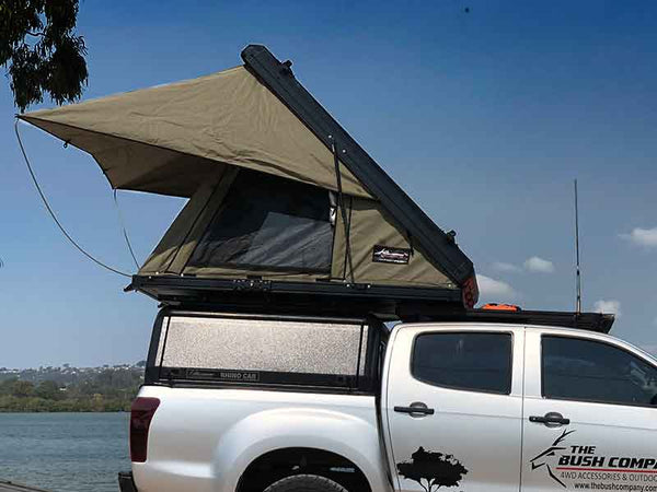 The Bush Company AX27 Clamshell Roof Top Tent – Adventure Merchants and Outfitters
