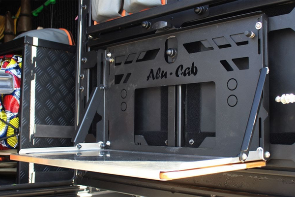 Canopy Camper Rear Drop-Down Table & Mounting Bracket