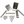 Load image into Gallery viewer, Shower Cube Mounting Brackets
