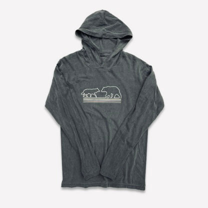 Wolf Bear Collective Traveller Hooded Long Sleeve