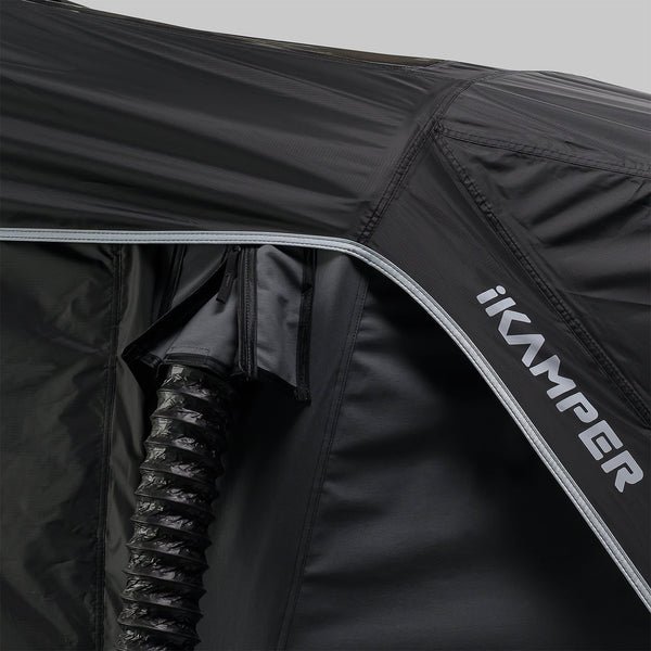BreathWeave canvas wall and gas strut on the iKamper Skycamp 4.0