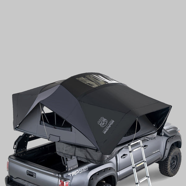 iKamper X-Cover 3.0 open on a ute, elevated side view