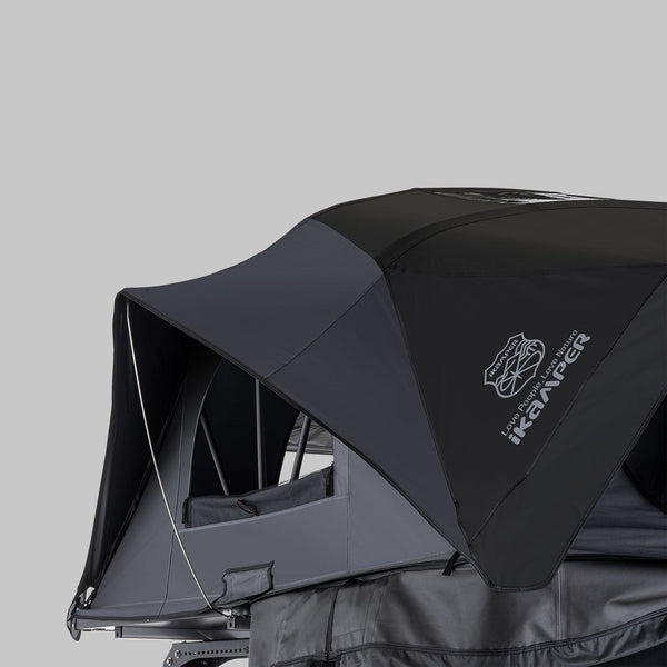 iKamper X-Cover 3.0 canvas sides and built-in awning detail