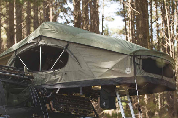 Feldon Crow's Nest Roof Top Tent - Extended - Green